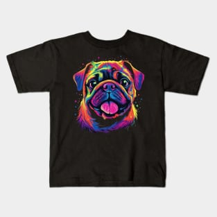 Pug Smiling Kids T-Shirt